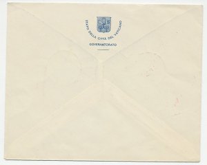 Registered cover Vatican 1961 The Abbey of Maria Einsiedeln