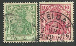 Germany #67-68, Germania, Used