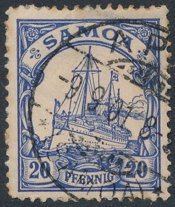 Samoa sc# 60 - Used - Apia 1901 - pm 1901