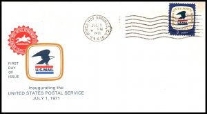 US 1396 USPS Boyes Hot Springs,CA USPS U/A FDC