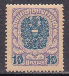 Austria   #247  MLH  (1921)