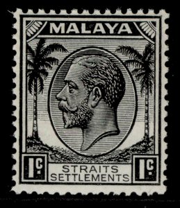 MALAYSIA - Straits Settlements GVI SG260, 1c black, NH MINT.