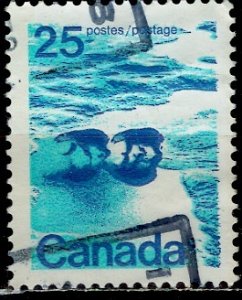 Canada 1976-77: Sc. # 597a; O/Used Perf. 13 1/2 Single Stamp