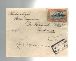 1918 COnstantinople Turkey Cover to Panderma