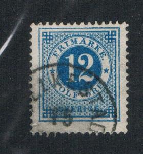 Sweden #32 Used Numeral of Value (S0433)