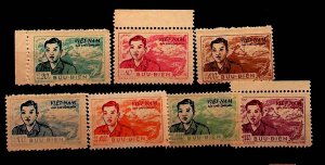 NORTH VIET NAM Sc o10-16 NH ISSUE OF 1956 - CU CHINH LAN