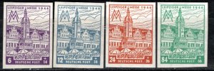 DDR under russian occupation Scott # 14NB13a - 14NB16a, mint hr