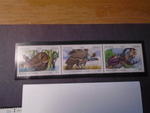 Uganda  #  362a-c  MNH   Birds