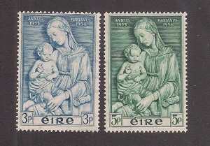 IRELAND SC# 151-2 F/MNH 1954