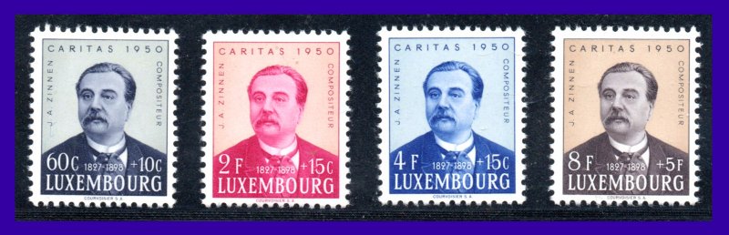 1950 - Luxemburgo - Scott n B 162 / B 165 - MNH - Lujo - LU- 43