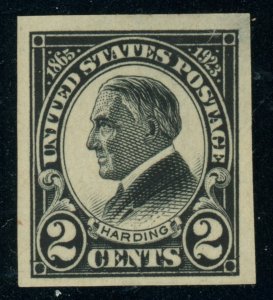 US Stamp #611 Warren G Harding 2c - MNH - CV $9.00