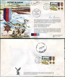 JS50/45/12a Victory In Europe 8 May 1945 Signed by 2