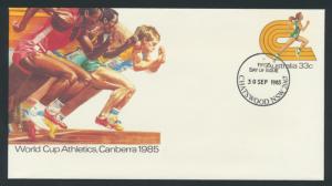 Australia PrePaid Envelope1985 -  World Cup Athletics Canberra