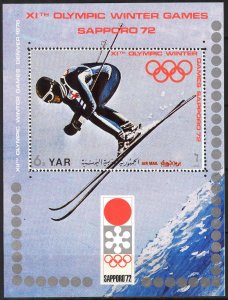 {Y114} Yemen 1971 Olympics Sapporo S/S MNH** Mi.:Bl.172 12,00Eur