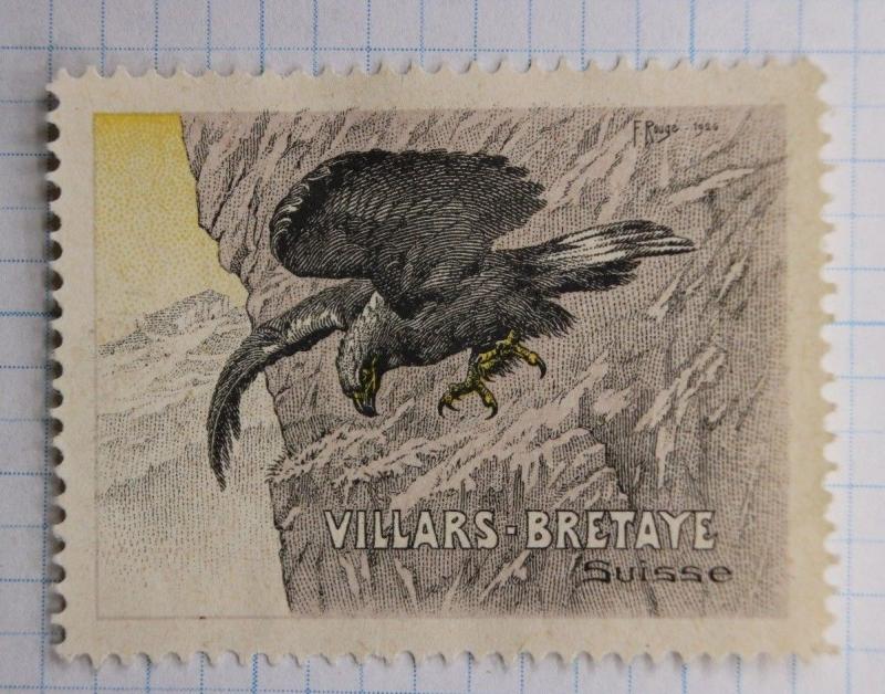 Swiss Villars Bretaye Ski Resort Village Eagle Travel Ad