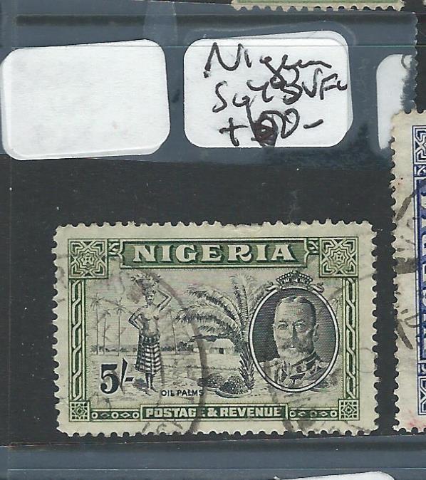 NIGERIA (P1907B) KGV 5/-  SG43  VFU