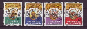 J24527 JLstamps 1983 st vincent specimen set mnh #271-4 treaty