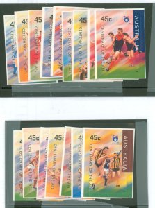 Australia  #1508-1523 Mint (NH) Single (Complete Set) (Football)