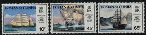 Tristan Da Cunha 517-20 MNH Sailing Ships, Architecture