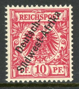 Germany 1897 Southwest Africa 10pf Carmine Scott #3 MNH F534