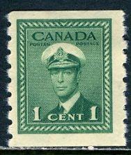 Canada 1943: Sc. # 263; *+/MLH Single Stamp