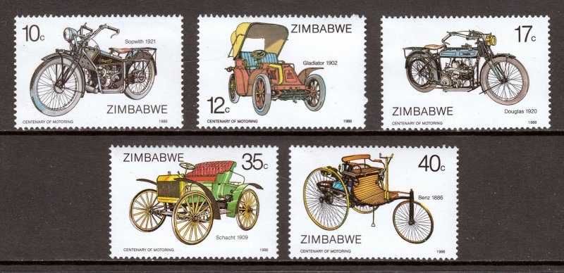 Zimbabwe - Scott #535-540 - MNH - SCV $8.85