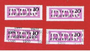 Germany(DDR) #O44-O45  MVFLH OG & VF used  Officials  Free S/H