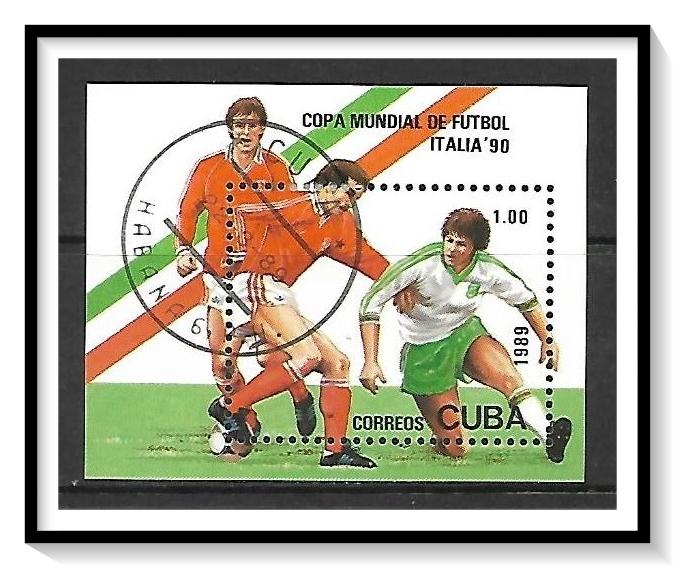 Caribbean #3114 World Cup Soccer Souvenir Sheet CTO