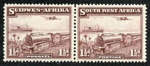 South West Africa SG96 1937 1 1/2d M/M (small black mark on reverse)