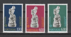 PORTUGAL 1974 Europa Cept The Exile by Antonio Soares dos Reis MNH** Set 19406-