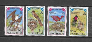 BIRDS - MONTSERRAT #672-5  MNH