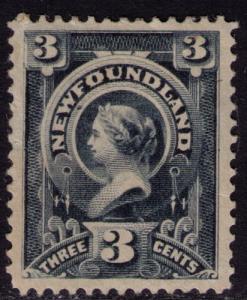 Newfoundland # 60  Mint  VF  VLH Cat $ 50