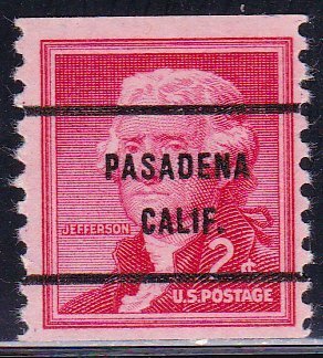 Precancel - Pasadena, CA PSS 1055-61 - Bureau Issue