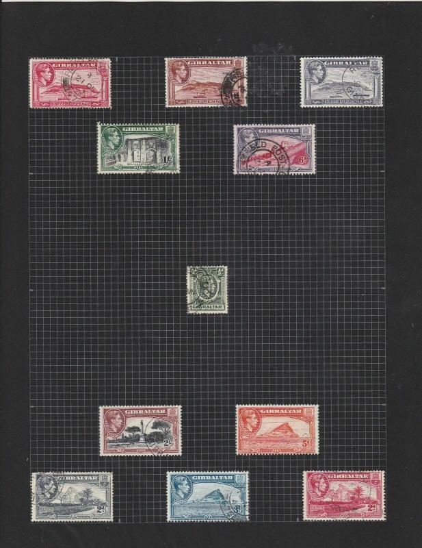 gibraltar stamps page ref 17326