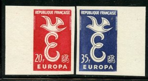 France # 889-90 Mint Never Hinge. (Imperf)  Dallay