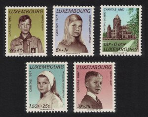 Luxembourg Royal Children and Residence 5v 1967 MNH SG#810-814 MI#760-764