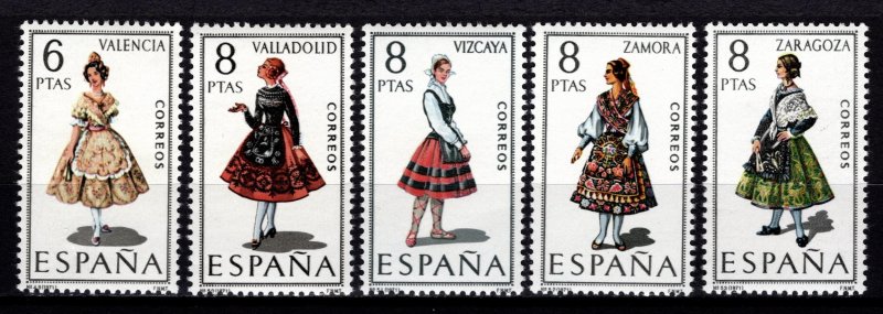 Spain 1971 Provincial Costumes, Set [Mint]