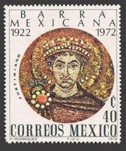 Mexico 1045 block/4,MNH.Mi 1378. Mexican Dar,50th Ann.1972.Emperor Justinian I.