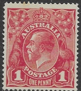 Auatralia 21  1924   1d  fvf  mint hinged