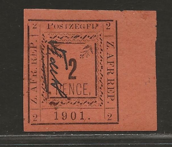 TRANSVAAL SC# 182 (SG#8d)  'POSTZEGFL'   VF/MOG