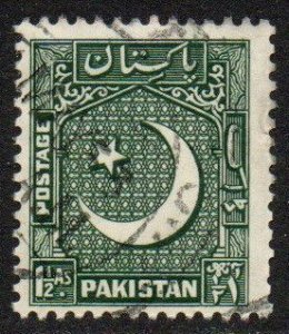 Pakistan Sc #48a Used perf 13