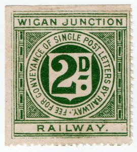 (I.B) Wigan Junction Railway : Letter Stamp 2d