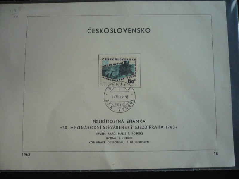 Stamps - Czechoslovakia - Scott# 1193 - Used First Day Cover