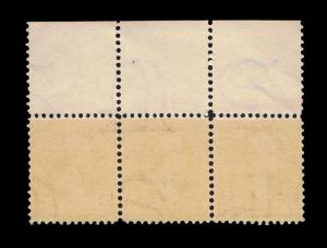 GREAT SCOTT #279Bd XF MINT OG NH CERT 2₵ ORANGE RED TYPE-IV STRIP PLATE NUM BEP