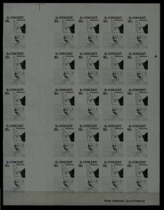 St.Vincent 1095 MNH Windsurfing/proofs/bl.of 25(3)
