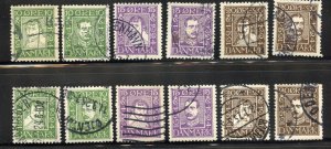 Denmark # 164-75, Used. CV $ 84.00