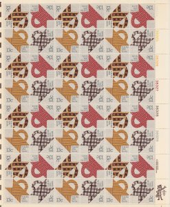 1745-48 Folk Art Quilts Sheet of 48 MNH
