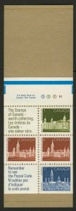 Canada 1187a Booklet BK96a Ironwork Cover MNH Parliament Buildings