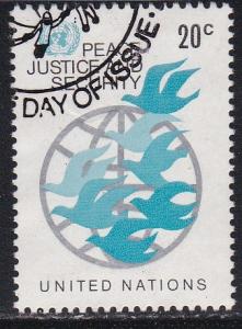 U.N. - New York # 307, Used