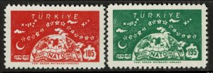 Turkey 1436-37  MNH - NATO 10th Anniversary - 1959